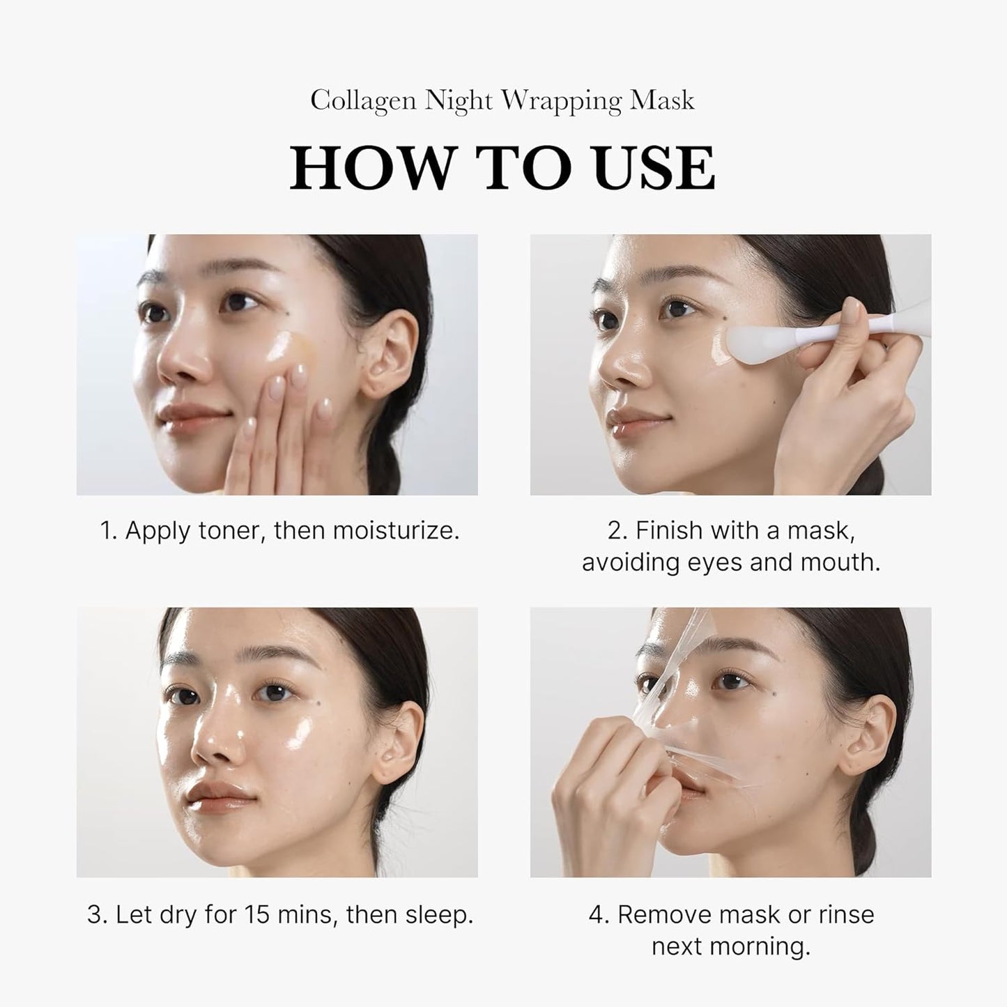 TwoTales™ Collagen Night Wrapping Peel Off Mask (Pack of 2)